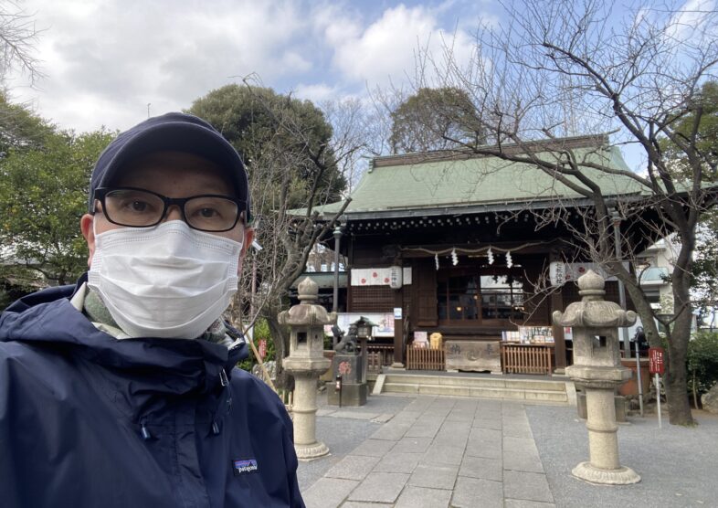 妊娠・安産祈願　七社神社へお参り