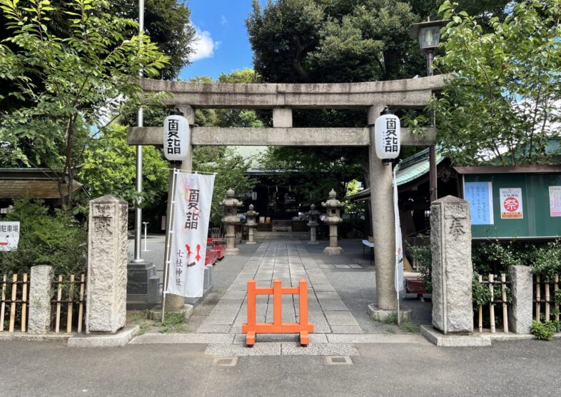 妊娠祈願　七社神社へ“夏詣”　